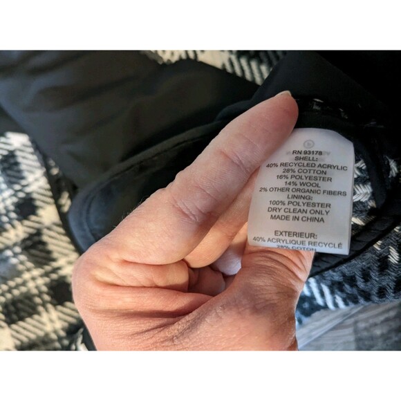 Elie Tahari Tweed Blazer XS Wool Blend Preppy Old Money Houndstooth NWT $325 - Picture 7 of 12